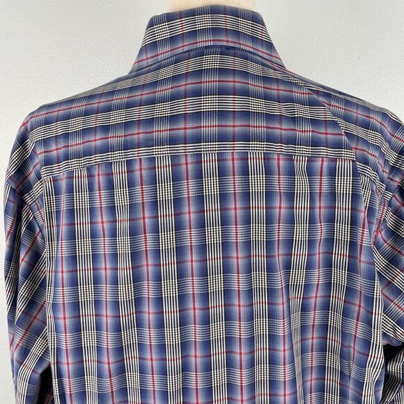 Pronto Uomo Button Down Dress Shirt Size L - Picture 7 of 9